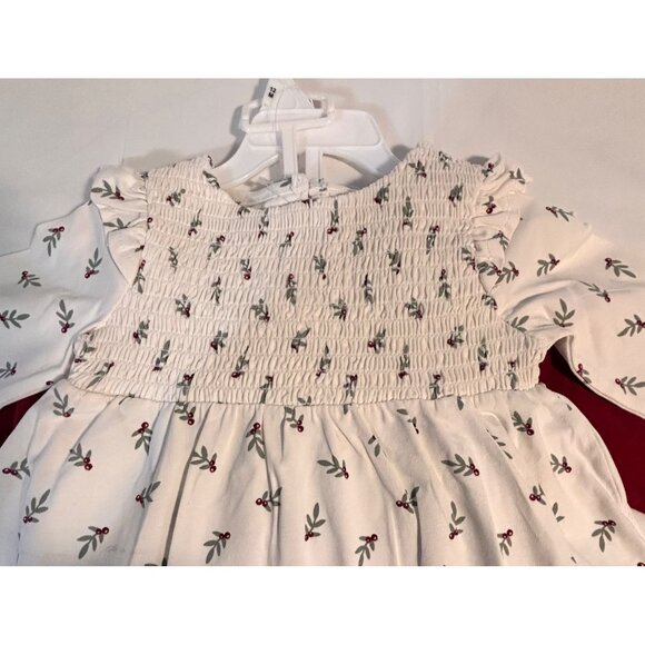 Maggie & Zoe Infant Girls 12 Months 4 PC Mix And Match Holiday Deer Leggings Set - Picture 6 of 7